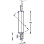 Coussinet de palier SKF 7500PFD72