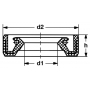 Joint spi KOHLER 2503206S