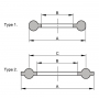 Joint spi UNIVERSEL TCG212NBR