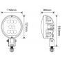 Phare de travail à LED ovale UNIVERSEL LA10440