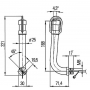 Support de gyrophare à visser HELLA 9XD990284001