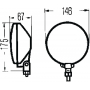Phare de travail rond HELLA 2XD003410301