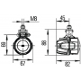 Phare de travail rond HELLA 1G0995050011