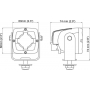 Phare de travail LED carré 6W NORDIC-LIGHTS LAN10LED