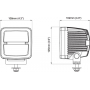 Phare de travail LED carré 35W NORDIC-LIGHTS LAN4406LED