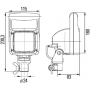 Phare de travail carré HELLA 1GA996150151