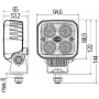 Phare de travail à LED HELLA 1GA996284011