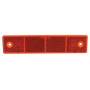 Catadioptre rectangle rouge 180x40mm à visser HELLA 8RA002023001