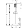 Cric hydraulique COMPAC CBJ5G2