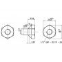 Écrou UNIVERSEL 195490M1N