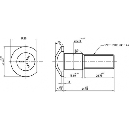 Boulon de roue UNIVERSEL E83W1107N