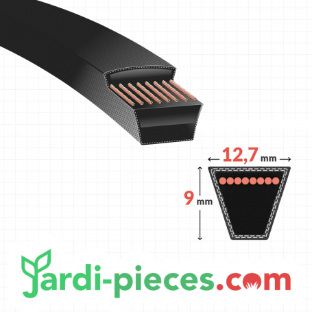 Courroie Traction AYP - ROPER HYDRO 42 pouces (14,5 et 16 cv)