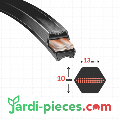 Courroie Coupe BRILL T15-102 SPHE