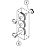 Boîtier de renvoi d'angle BONDIOLI/6PAVESI IMR4001