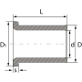 Coussinet GLT/FLHG BB20233016PVC