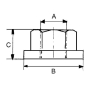 Ecrou ADR 57322B1