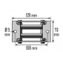 Guide de câble à rouleaux RIBITECH PE12VGD