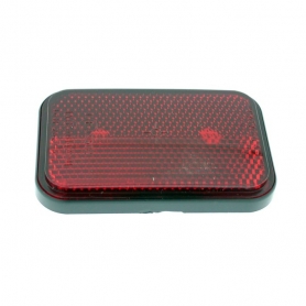 Catadioptre rouge rectangulaire 105x35 mm