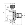 Limiteur débit CAMOZZI PMCU702M56