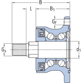 Moyeu SKF BAA0023