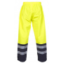 Pantalon imperméable Vale PU élastique haute visibilité jaune taille 2XL HYDROWEAR 014580FY2XL