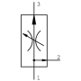 Réglage de débit à 3 voies WALVOIL PP12001