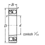 Roulement à billes à alignement automatique 45x85x19mm SKF 75001209K