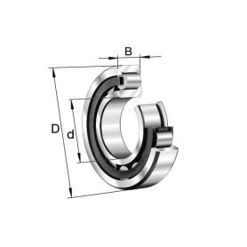 Roulement à rouleaux cylindriques 25x62x17mm INA/FFAG NJ305ETVP2