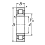 Roulement à rouleaux cylindriques 35x62x14mm SKF NU1007ECPC3