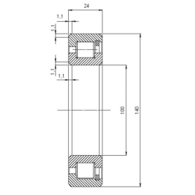 Roulement NSK NWB00933