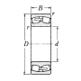 Roulement à rouleaux côniques SKF 750022220