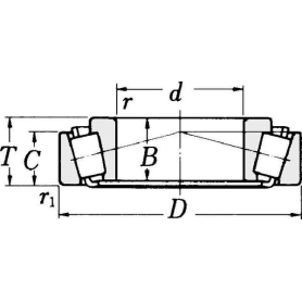 Roulement à rouleaux côniques TIMKEN 0710007204