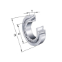 Roulement à rouleaux côniques INA/FFAG 33205A