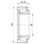 Roulement à rouleaux côniques SKF 750030216