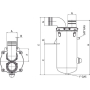 Siphon de capacité 10000-18000 L-min BATTIONI PAGANI 213E