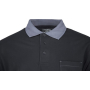 Tee-shirt polo noir-gris taille S UNIVERSEL KW106730089046