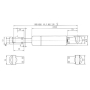 Vérin à gaz STABILUS CA1667NQ