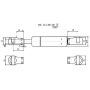 Vérin à gaz STABILUS CA4327ID