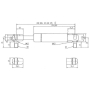 Vérin à gaz STABILUS CA094412