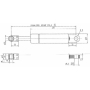 Vérin à gaz STABILUS CA044016