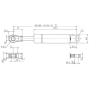 Vérin à gaz STABILUS CA053139