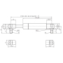 Vérin à gaz STABILUS CA083569