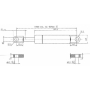 Vérin à gaz L500-150N STABILUS CA102822