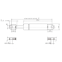 Vérin à gaz L585-500N STABILUS CA084786