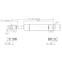 Vérin à gaz L885-600N STABILUS CA095281