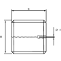 Vis UNIVERSEL SSM101210BR