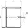 Vis UNIVERSEL SSM101213BR