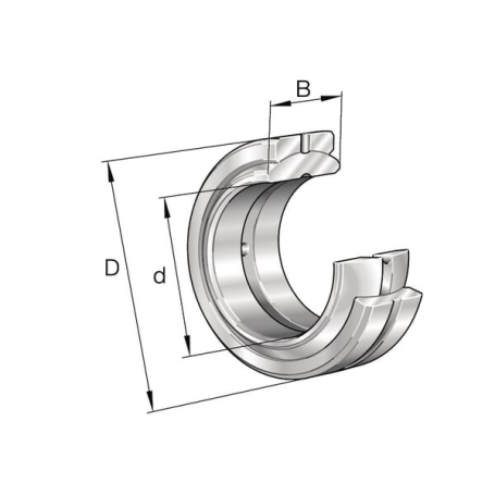 Roulement articulé INA/FFAG GE45DOINA